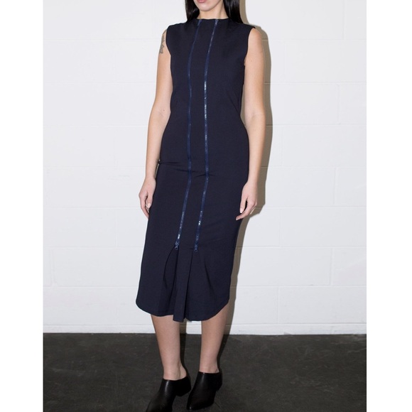 POPPYSEED ZIPPER DRESS SIZE M - Picture 2 of 7